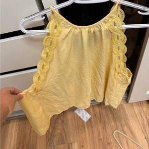 Yellow Kendall and Kylie tank top